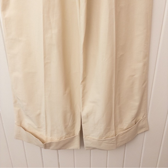 BANANA REPUBLIC Wide Leg Paperbag Pant
#813887 NWT Transition Cream 4 - Picture 10 of 12